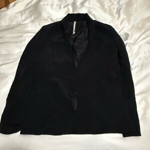 Truth and Pride 100% Silk Black Blazer Size S Small